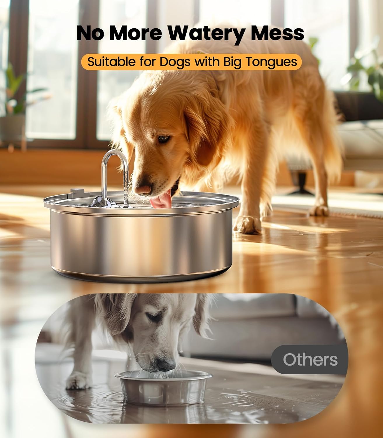 Freshsip™ Hygienic Pet Water Bowl