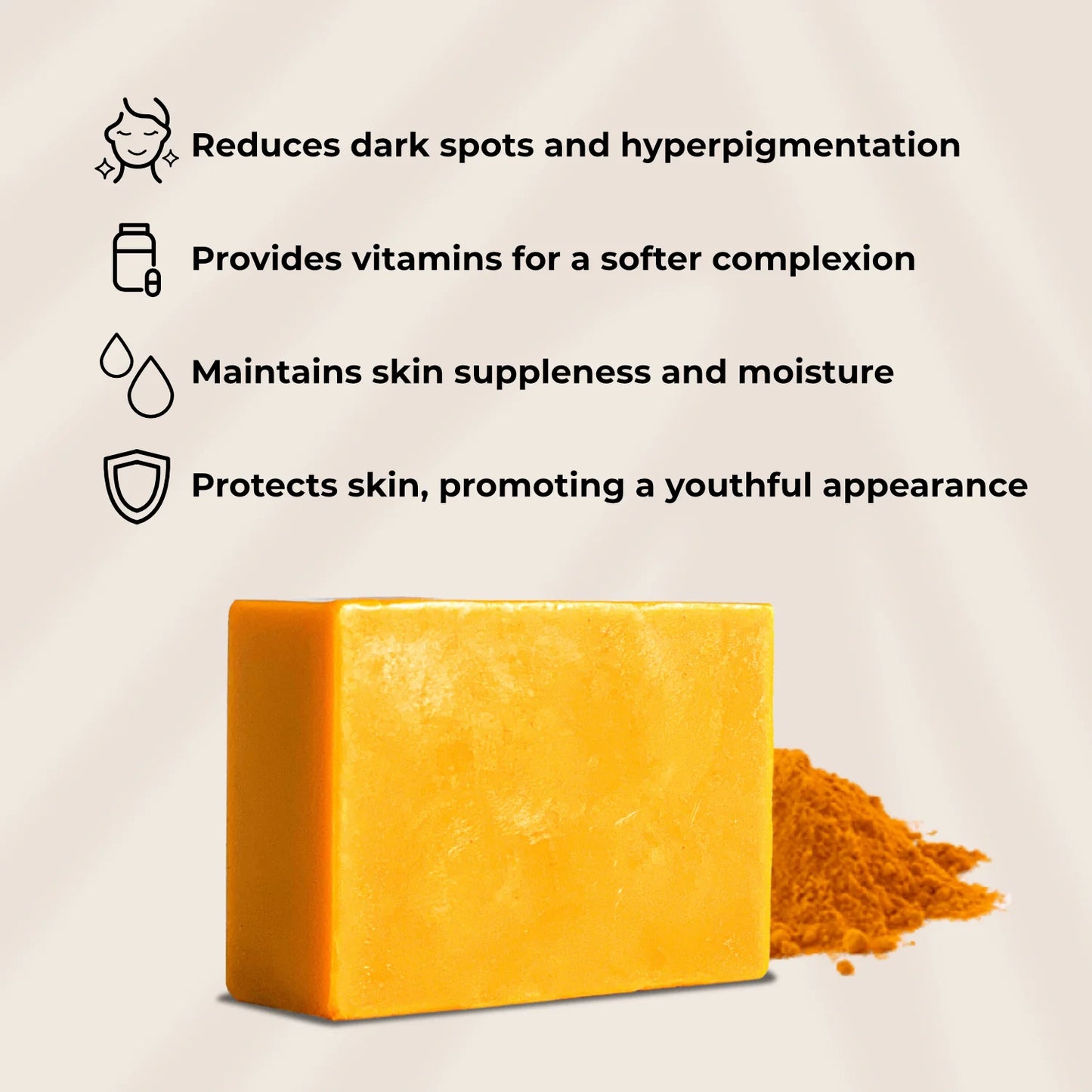 Golden Glow™ Turmeric & Kojic Acid Soap