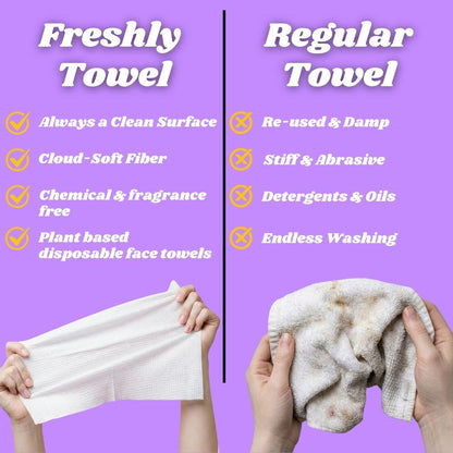 Freshly - Disposable Facial Towels (50 count)